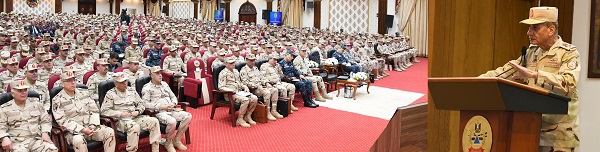 وزير الدفاع يلتقى بعدد من قادة وضباط القوات المسلحة ويناقش الموضوعات المرتبطة بحماية الأمن القومي المصري