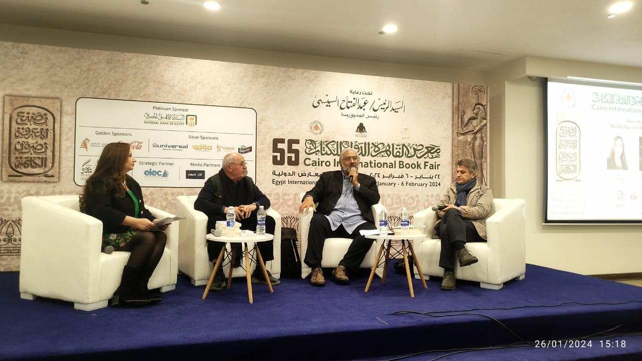 لقاء مع الكاتب الألباني بسنيك مصطافح في معرض الكتاب


