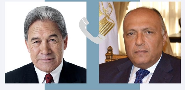 شكري يؤكد لنظيره النيوزيلاندي الدور الهام لوكالة الأونروا في تقديم الخدمات الحيوية للاجئين الفلسطينيين