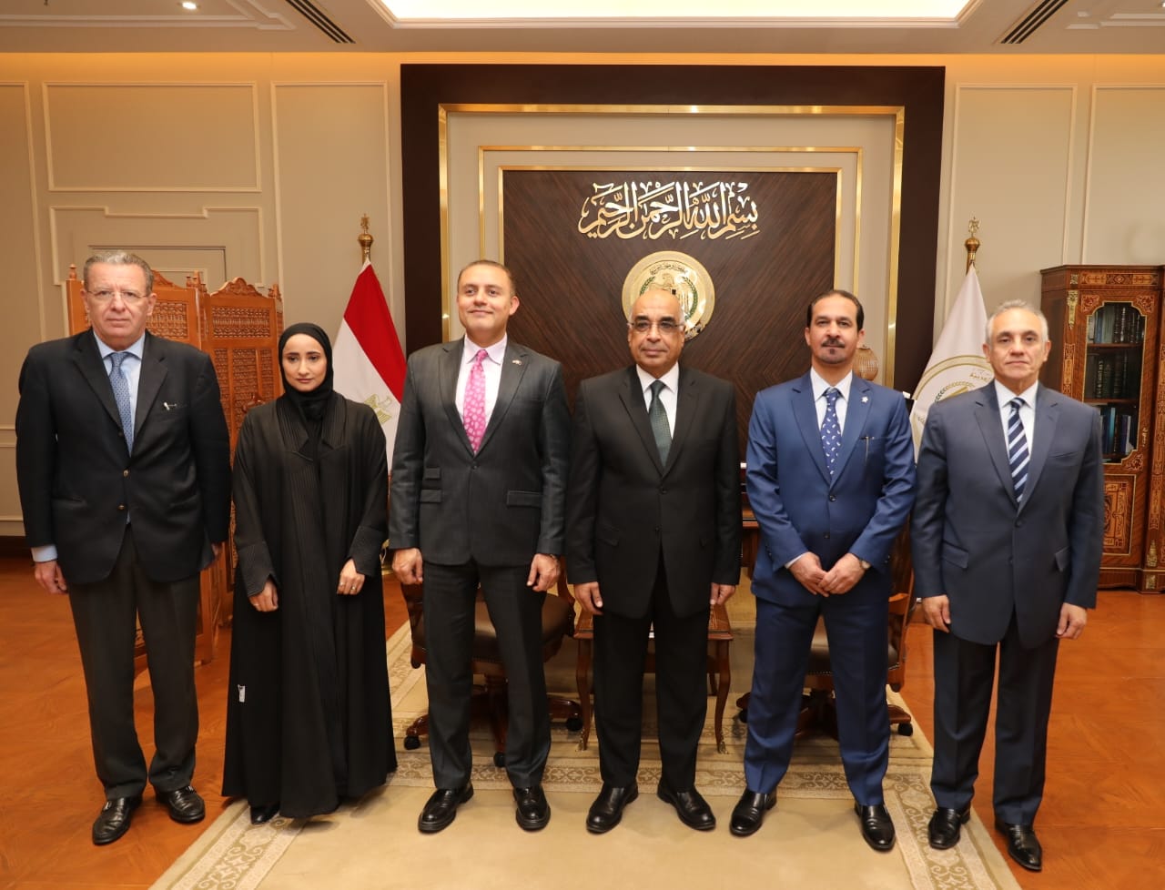 وزير العدل يستقبل سفير قطر لدى مصر
