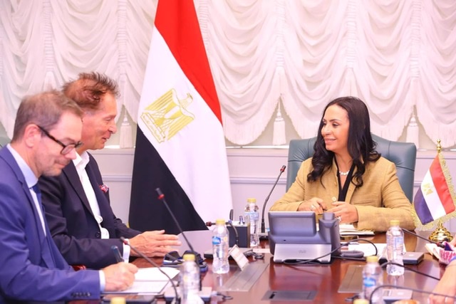 وزيرة التضامن تجتمع بوفد من وزارة التعاون الاقتصادي الألمانية والوكالة الألمانية للتعاون الدولي
