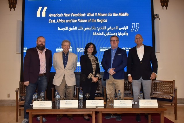 أعضاء هيئة التدريس بالجامعة الأمريكية يناقشون تأثير الانتخابات الأمريكية على الشرق الأوسط وأفريقيا 