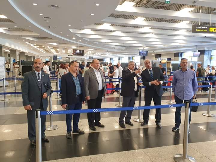 جولة تفقدية للجنة العليا للتفتيش الأمني والبيئي في مطار شرم الشيخ   

