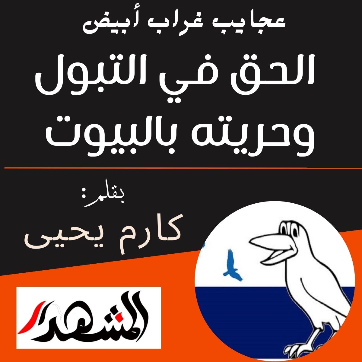 عجايب غراب أبيض | الحق في التبول وحريته بالبيوت