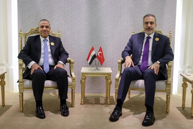 وزير الخارجية ونظيره التركي يعتزمان وصول حجم التبادل التجاري إلى 15 مليار دولا