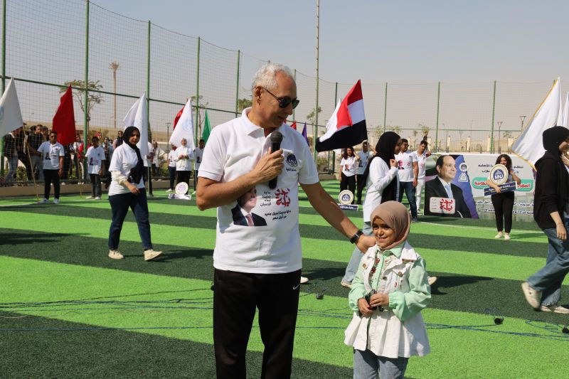 انطلاق المهرجان الأول للأنشطة الطلابيه بجامعة المنيا الأهلية.