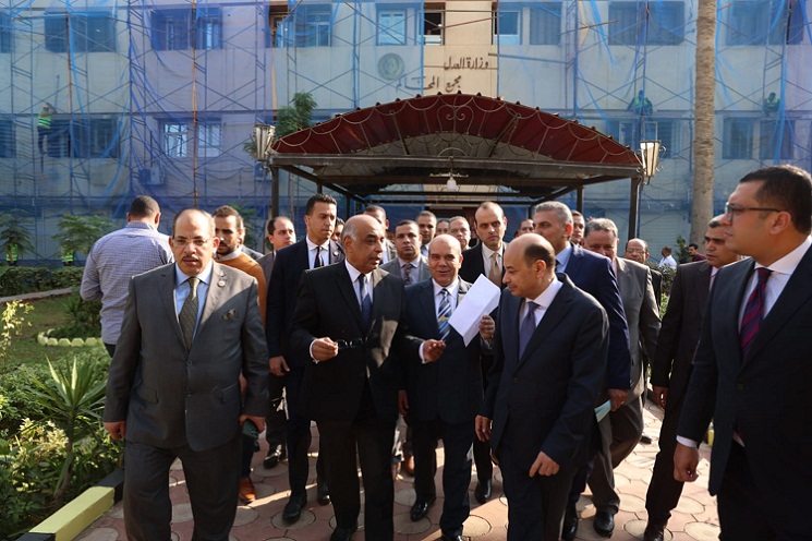 وزير العدل يتفقد مجمع محاكم كفرالشيخ

