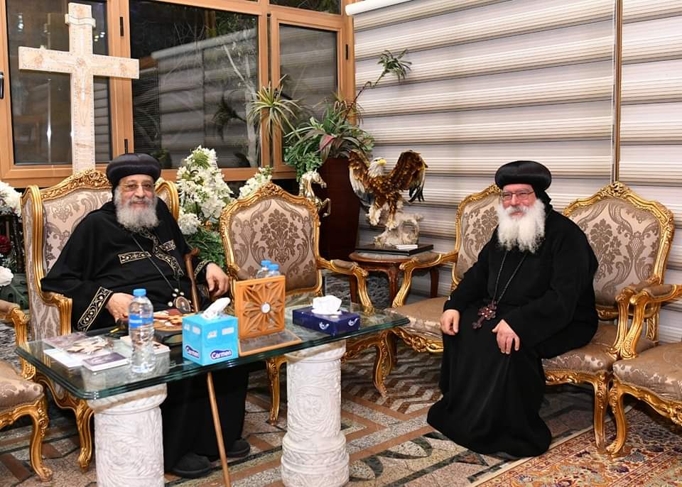 البابا تواضروس يستقبل عددًا من الأساقفة بالمهجر