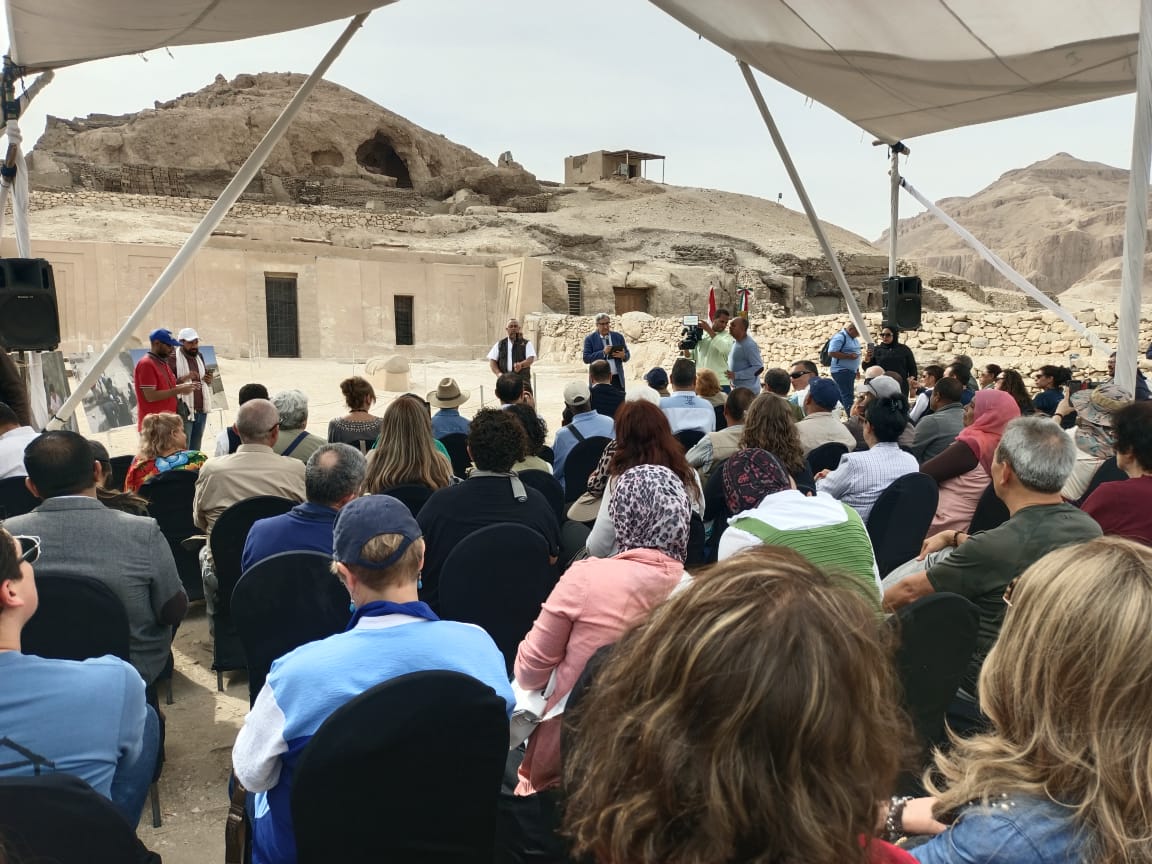 انتهاء أعمال ترميم مقبرة TT 39 بمنطقة البر الغربي بالأقصر 

