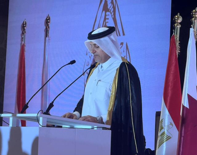في احتفال اليوم الوطني.. السفير الأنصاري: قطر ومصر شريكان في التنمية وداعمان للحقوق الفلسطينية