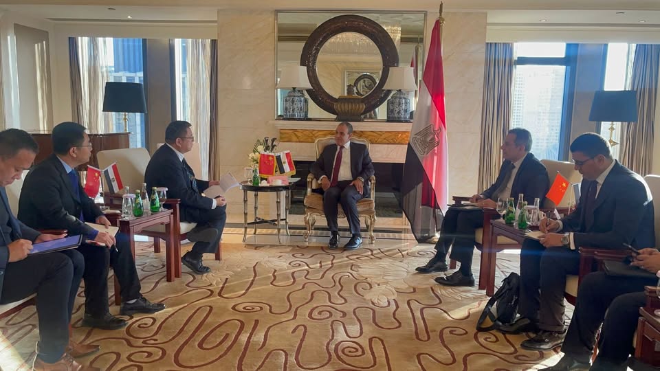 وزير الخارجية يلتقي نائب رئيس شركة 