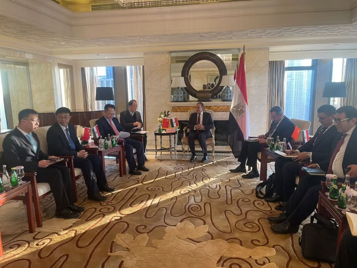 وزير الخارجية يبحث مع رئيس 