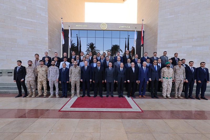 وفد من القضاء العسكري يزور مقر وزارة العدل بالعاصمة الإدارية

