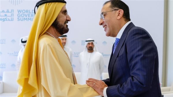 محمد بن راشد يلتقي رئيس الوزراء المصري ويؤكد متانة العلاقات التاريخية بين البلدين