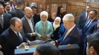 سفارة أمريكا بالقاهرة تعلق على زيارة أردوغان لمسجد الإمام الشافعي: ساعدنا في إنشاء مركز الزوار الجديد 
