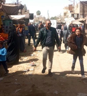 حملة رفع إشغالات بمنطقة 