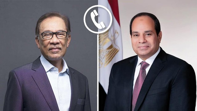السيسي ورئيس وزراء ماليزيا يحذّران من التحركات العسكرية الإضافية في غزة