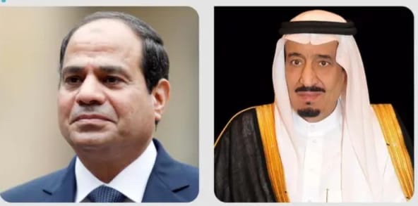 الرئيس السيسي يهنئ  الملك سلمان بمناسبة ذكرى يوم التأسيس