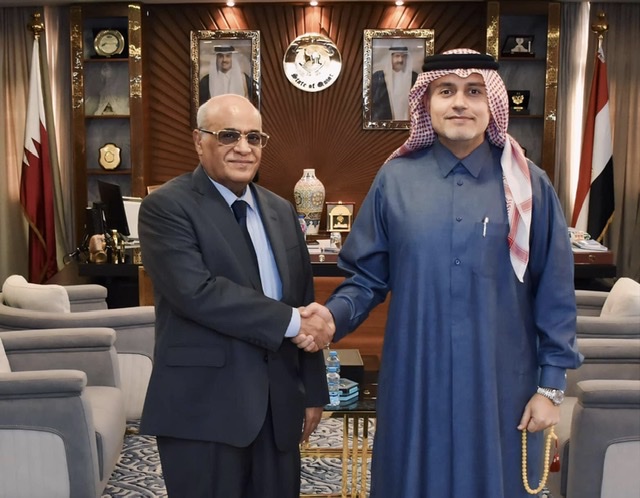 لقاء تشاوري بين سفيري قطر واليمن بالقاهرة