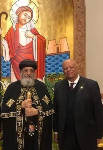 البابا تواضروس يعزي الأنبا دانيال في رحيل عميد معهد المشورة التابع لإيبارشية المعادي