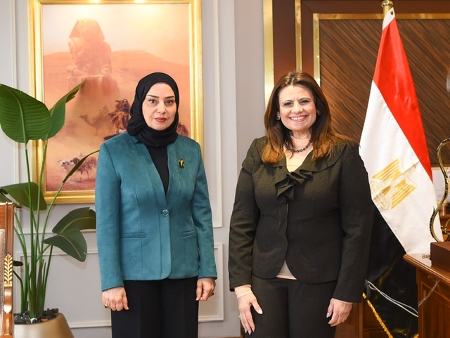 وزيرة الهجرة تستقبل سفيرة البحرين في مصر لبحث التعاون المشترك