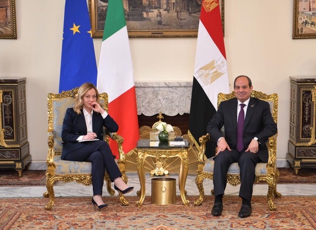 ميلوني تصف القمة المصرية الأوروبية بـ