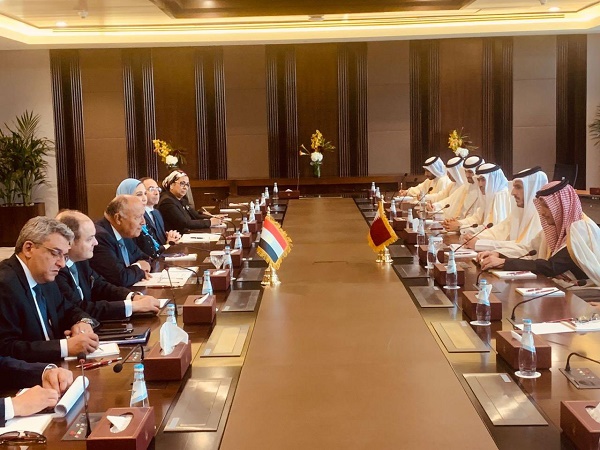 مصر وقطر تترأسان أعمال اللجنة العليا المشتركة في الدوحة