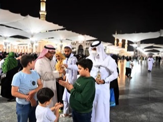 360 جولة تطييب وتبخير بالمسجد النبوي خلال الثلث الاول من رمضان