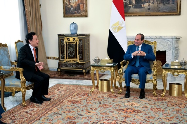 الرئيس السيسي يبحث مع مدير عام 