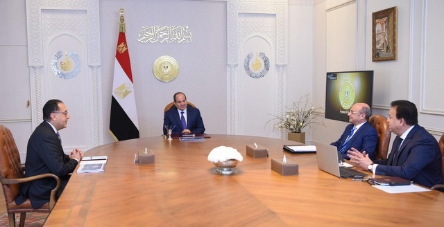 السيسي يوجه بالاستمرار  في تقديم الدعم الصحي للأشقاء في قطاع غزة