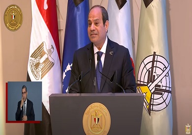 كلمة  السيسى خلال الاحتفال بيوم الشهيد..