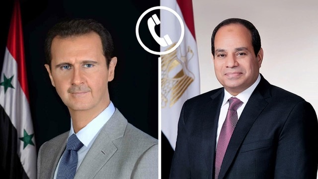 الرئيس السيسي يهنئ نظيره السوري بحلول عيد الفطر المبارك