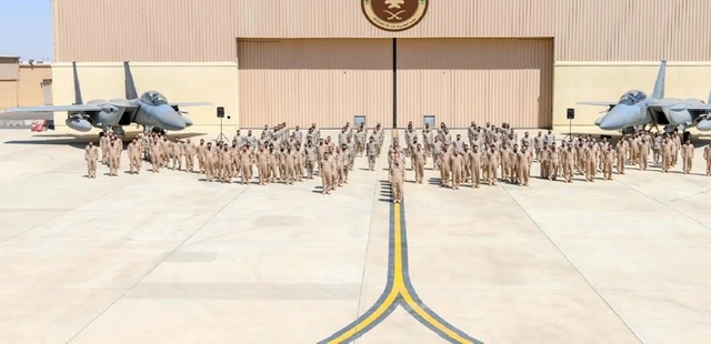 القوات الجوية السعودية تُشارك في التمرين الجوي المختلط «علَم الصحراء
