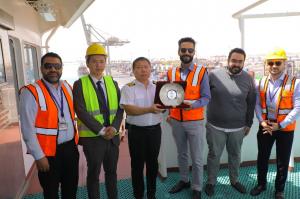 موانئ دبي العالمية السخنة تستقبل أول سفينة تابعة للخط الصيني CULines