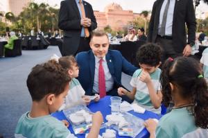 سفارة قطر تنظم حفل إفطار للأطفال بمناسبة يوم اليتيم