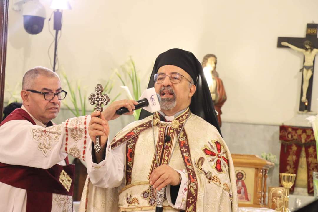 بطريرك الأقباط الكاثوليك يترأس صلوات خميس العهد بمصر الجديدة 
