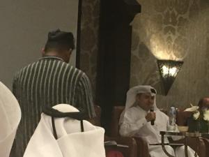 سفير الدوحة بالقاهرة يدشن كتاب عاطف سليمان عن كأس العالم في قطر 