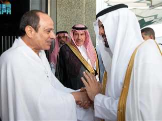 السيسي يصل مطار جدة ومنها إلي مكة  لأداء مناسك الحج