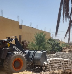 إزالة ٥٢ حالة تعدي على الأراضى الزراعية وأملاك الدولة خلال إجازة عيد الأضحى في الأقصر

