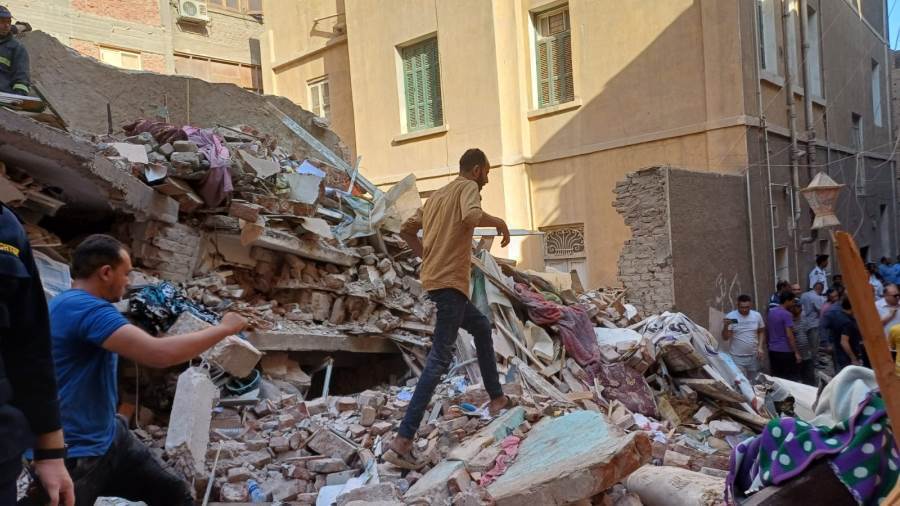14 وفاة و6 مصابين حصيلة نهائية لضحايا منزل اسيوط

