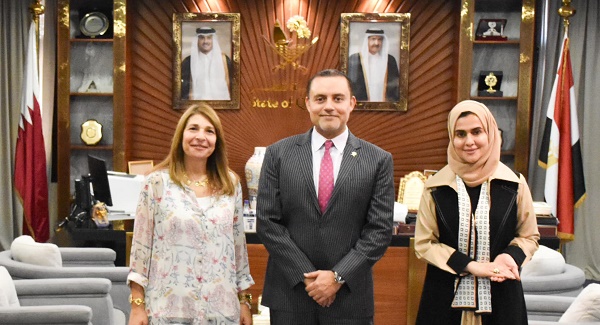 سفير الدوحة يواصل لقاءاته.. قطر تعزز الروابط الإعلامية والثقافية مع مصر