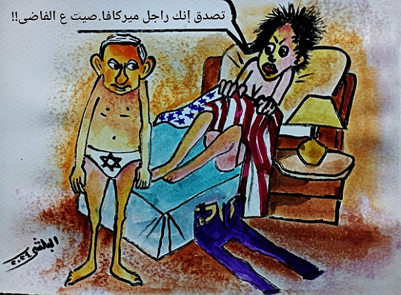 كاريكاتير الفنان سامي البلشي