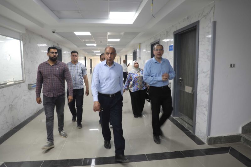 محافظ المنيا يتابع أعمال تطوير مستشفى الحميات بسمالوط تمهيدا لدخوله الخدمة قريبا ويحيل متغيبين للتحقيق بمستشفى الرمد لتقصيرهم