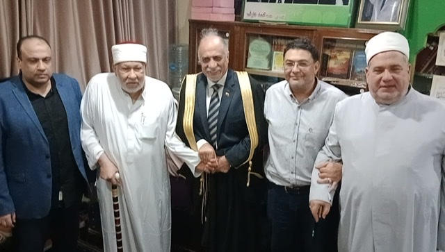 القصبي وأبوهاشم يحتفلان بمولد الشبراوي