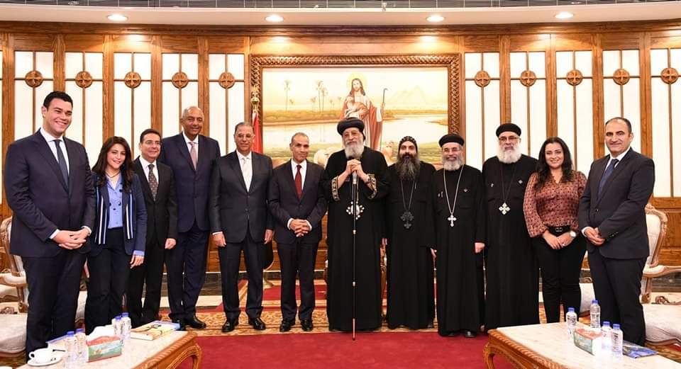 البابا تواضروس يناقش دور كنائس المهجر مع وزير الخارجية الجديد
