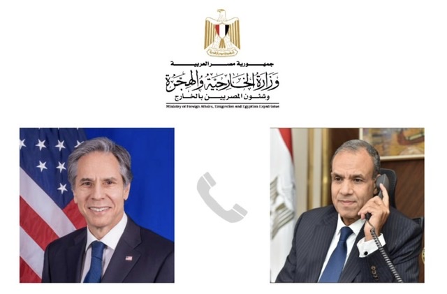 وزير الخارجية ونظيره الأمريكي يبحثان الأوضاع في لبنان وقطاع غزة والسودان