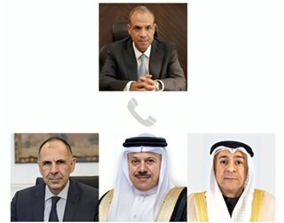 ‏‎وزير الخارجية والهجرة  يتلقى التهاني من أمين عام مجلس التعاون ونظيريه اليوناني والبحريني