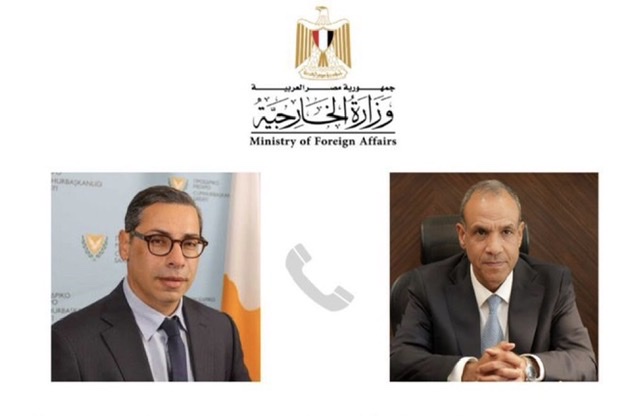 وزير الخارجية ونظيره القبرصي يبحثان هاتفيًا سبل تعزيز العلاقات الاستراتيجية