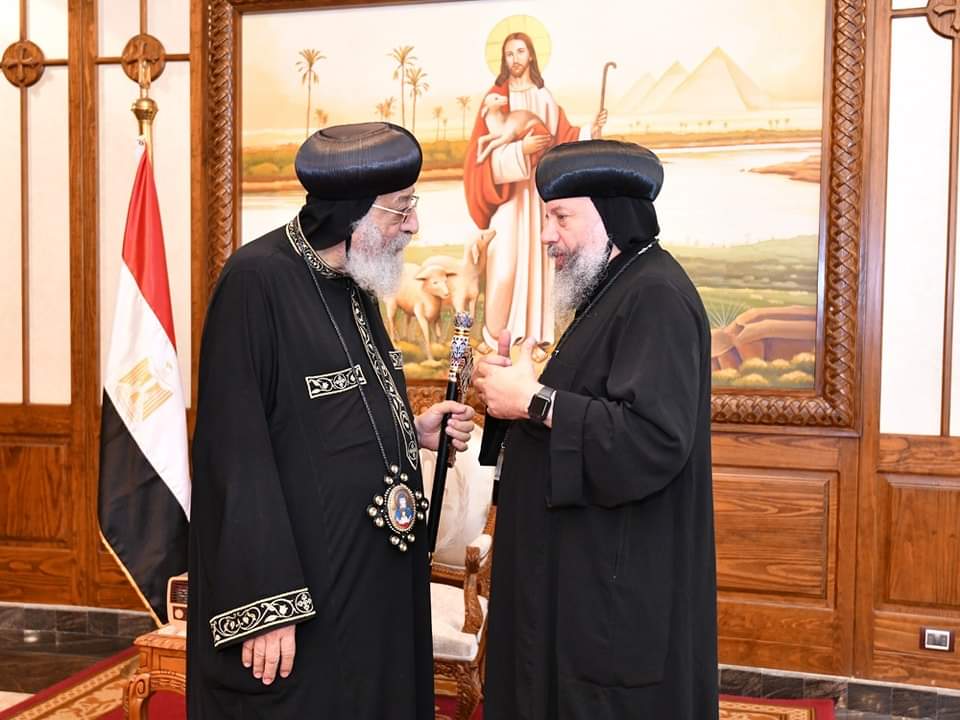  البابا تواضروس يلتقي مجموعة 