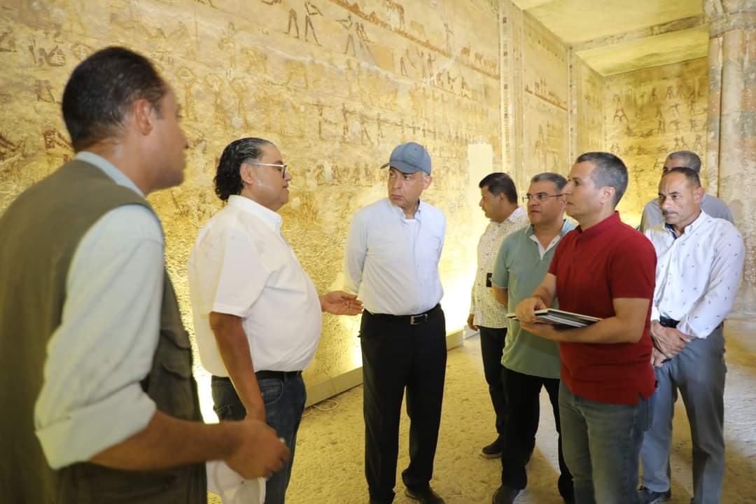 استعدادا للموسم السياحي محافظ المنيا يزور عدداً من الأماكن الأثرية والسياحية